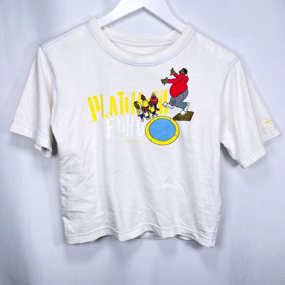 Vintage FUBU Platinum Fat Albert & TJG Short T Shirt Baby Tee Small / S - Picture 5 of 16